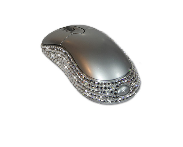 Cesars COMPUTER MOUSE half mate/half strass