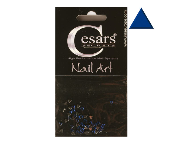 Cesars Nail Art "Triangle" Blau 50 Stk