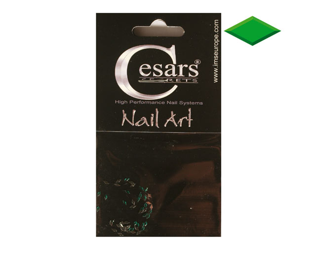 Cesars Nail Art "Diamond" Grn 50 Stk
