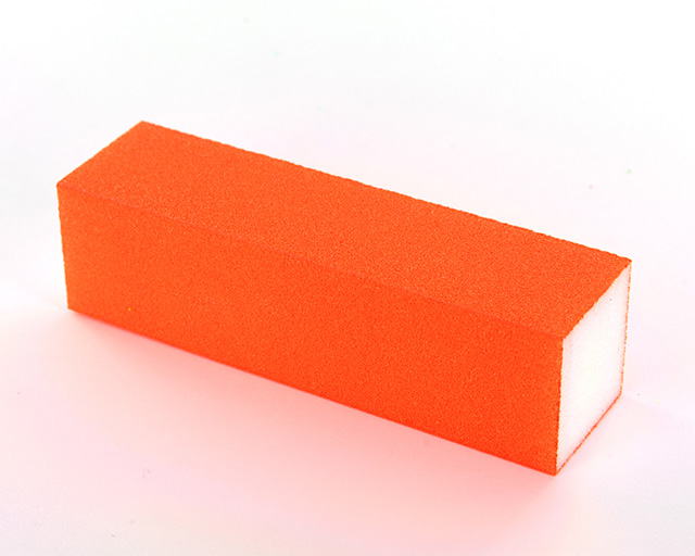 Buffer Neon Orange Grit 120 auf allen Seiten