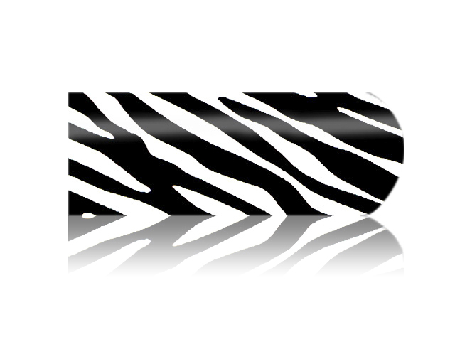 Cesars Nail App 32 Metall Zany Zebra