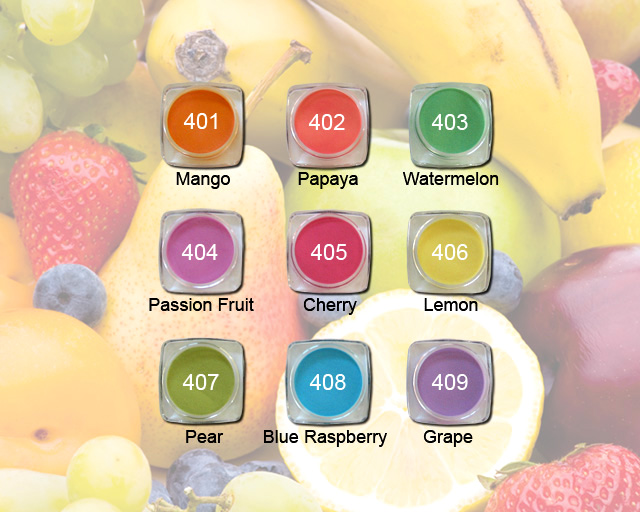 Color Powder FRUIT COLLECTION 401-409