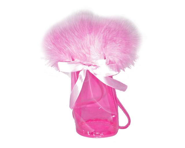 Cesars Plush Bag Daisy PINK