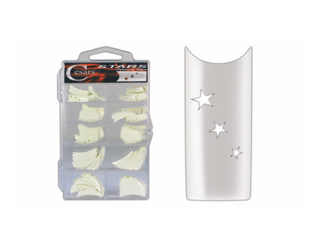 Cesars French Tip "Stars" 100 Stk