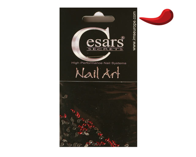 Cesars Nail Art "Curve Tear Drops" Rot 50 Stk