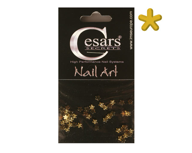 Cesars Nail Art "Flowers" Gold 50 Stk