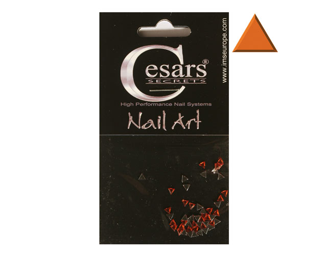 Cesars Nail Art "Triangle" Orange 50 Stk
