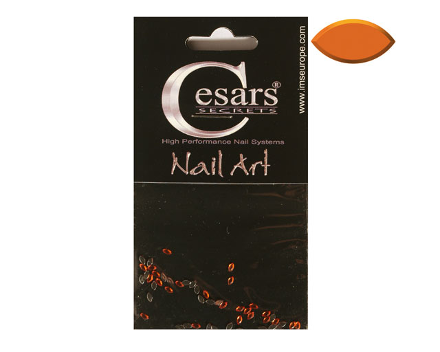Cesars Nail Art "Boat" Orange 50 Stk