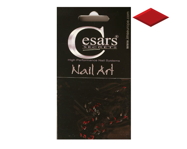 Cesars Nail Art "Diamond" Rot 50 Stk