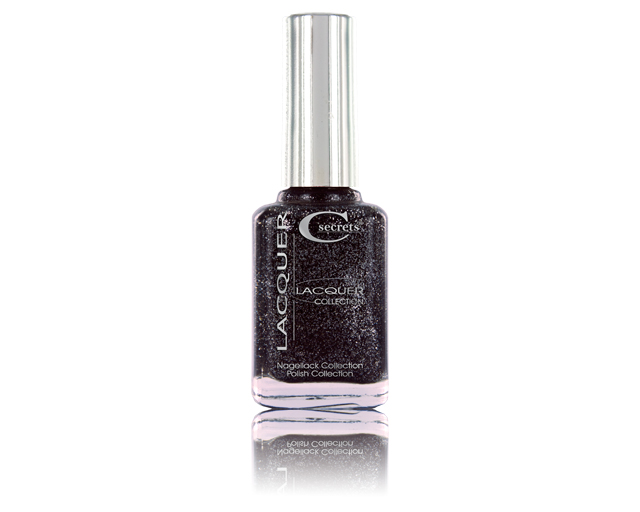 Cesars Lack Nr. 27 (Schwarz Glitter) 15 ml