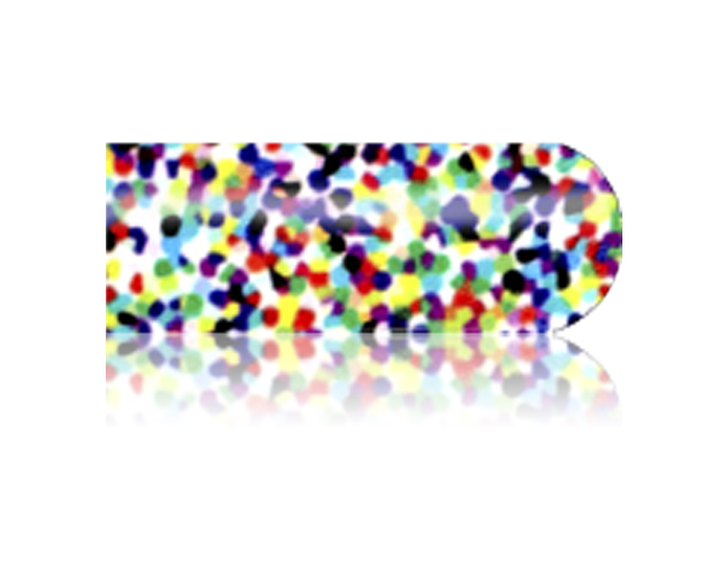 Cesars Nail App 42 Metall Confetti