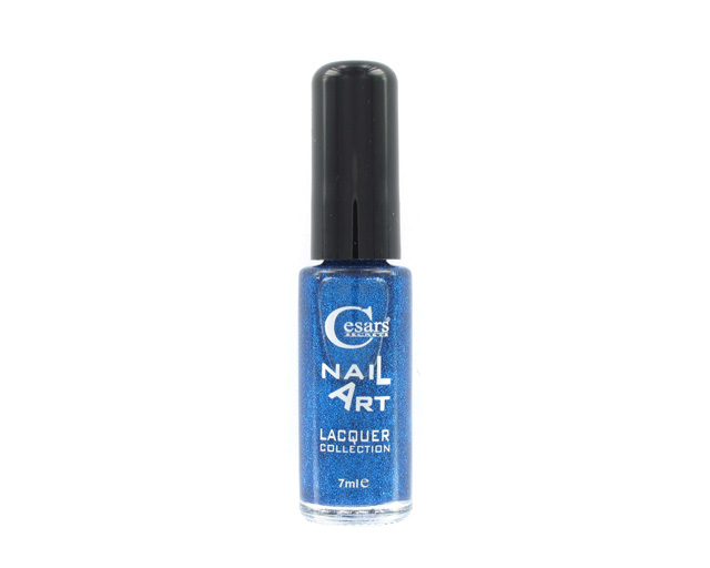 Cesars Lack Liner Blue Glitter Nr. 502  7,5 ml
